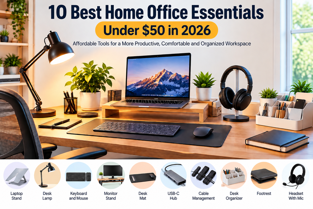home office essentials under $50 in 2026